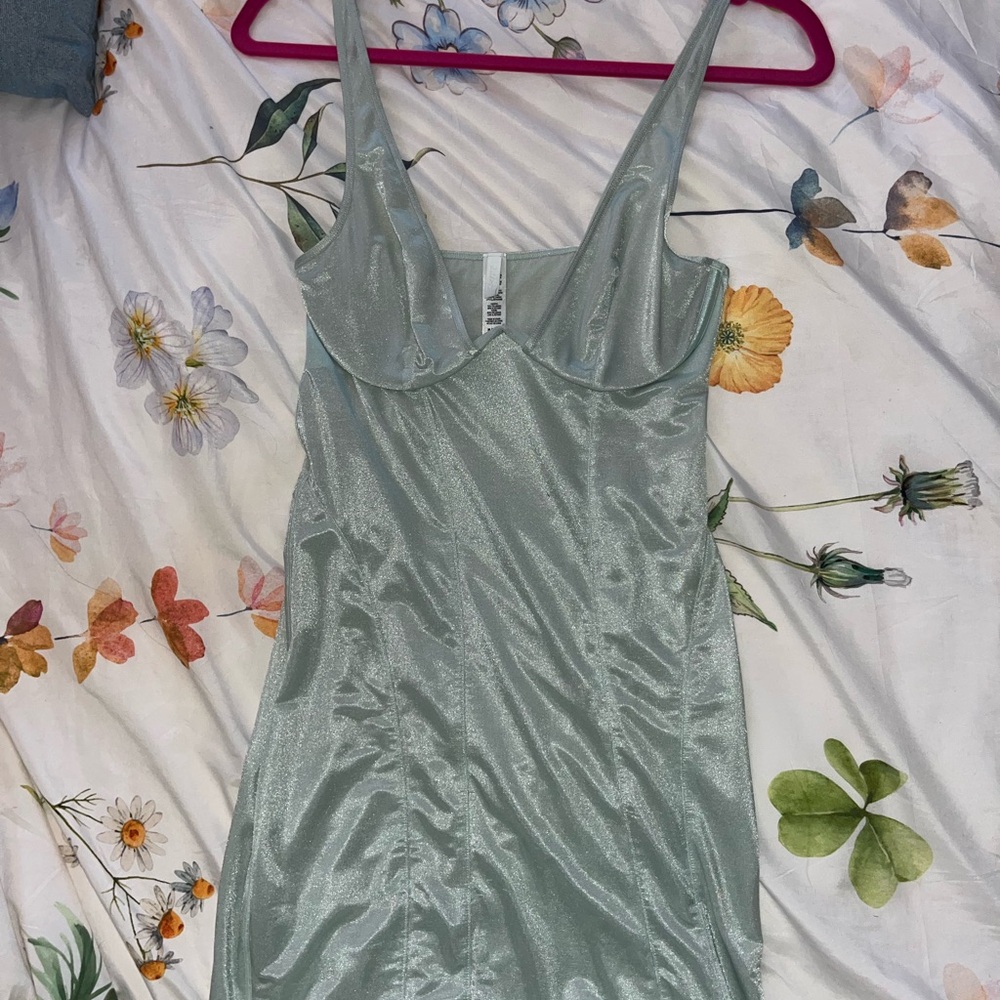 Women's Light Green Intimate Slip Dress